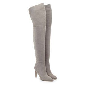 NEW Sam Edelman OTK Grey Suede Boots